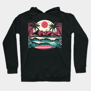 Retro Surf Vibes Hoodie